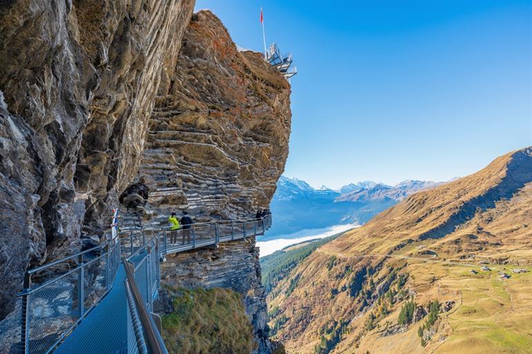 First Cliff Walk in Grindelwald