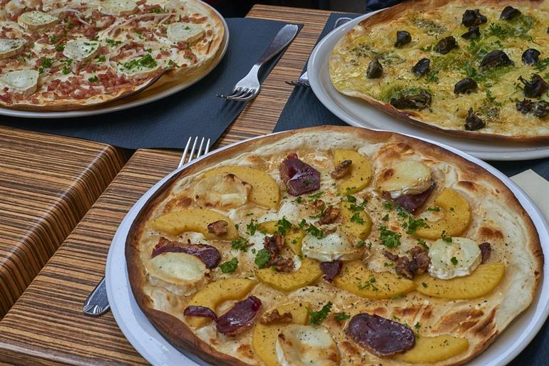 Flammkuchen in Colmar