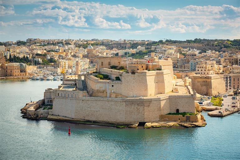 Fort Saint Angelo bezoeken op Malta