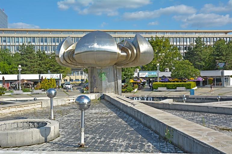 Fountain of Union in Bratislava