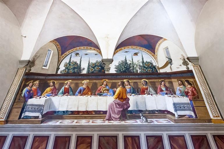 Fresco 'Het laatste avondmaal’ van Ghirlandaio in San Marcomuseum bezoeken