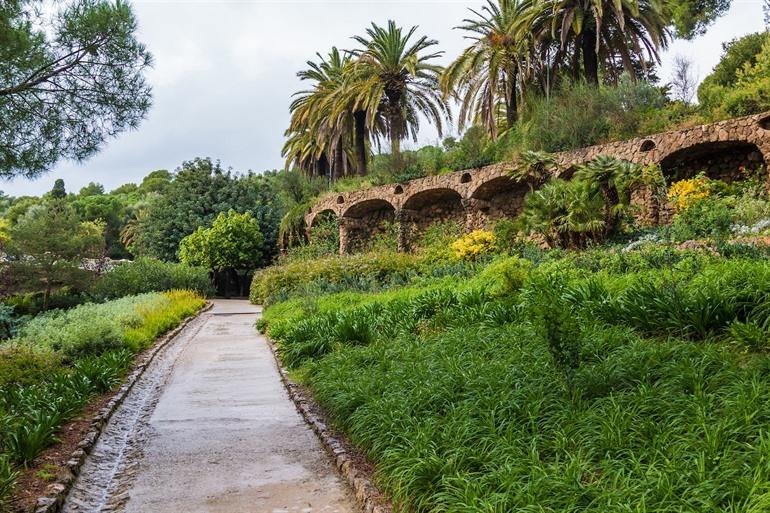 Gaudi's viaducten, Güell Park