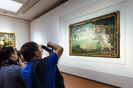 Geboorte van Venus van Botticelli - Uffizi