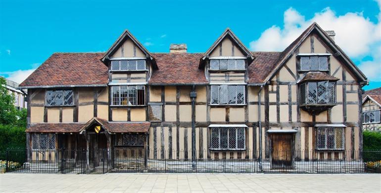 Geboortehuis van Shakespeare in Stratford-upon-Avon