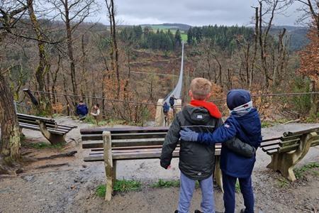 Geierlay hangbrug in Duitsland