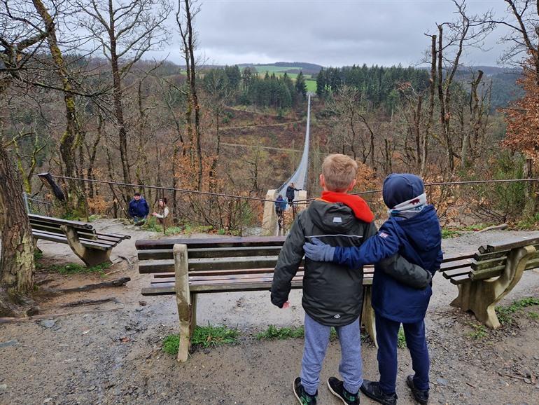 Geierlay hangbrug in Duitsland