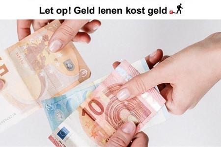 Geld lenen kost ook geld