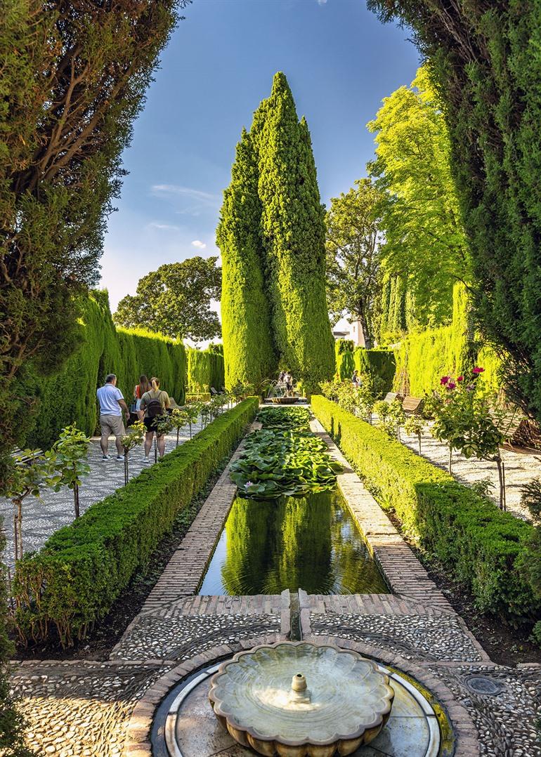 Generalife, Alhambra complex in Granada