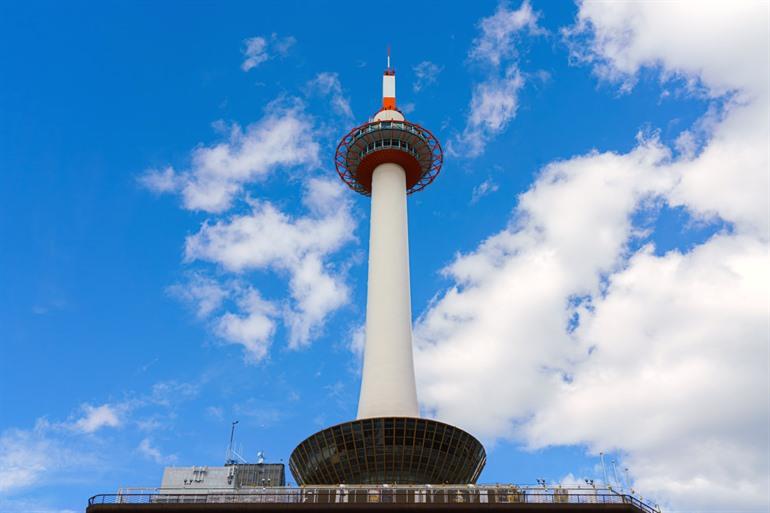 Geniet van het uitzicht vanop de Kyoto Tower