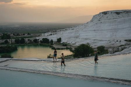 genieten van vakantie in Turkije