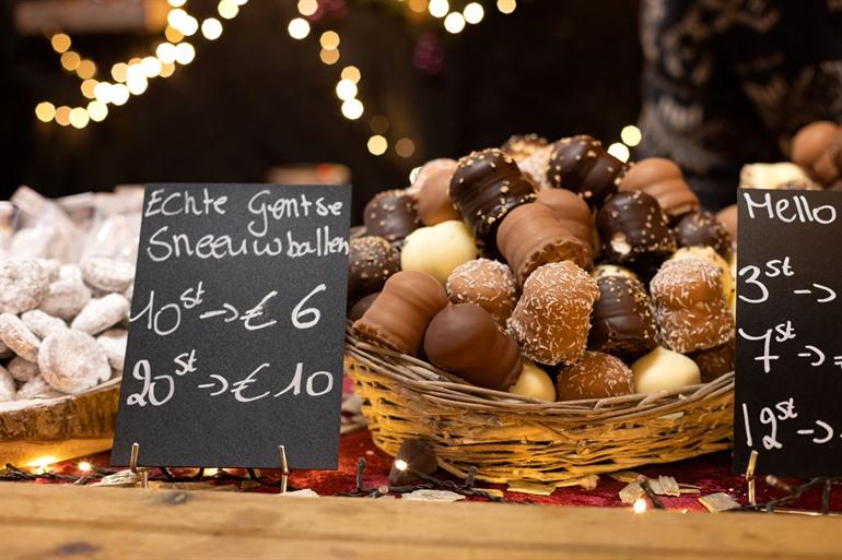 Gentse sneeuwballen op de markt