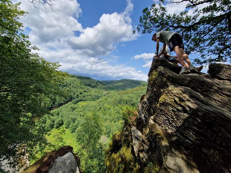 Geweldig uitzicht over de Semois