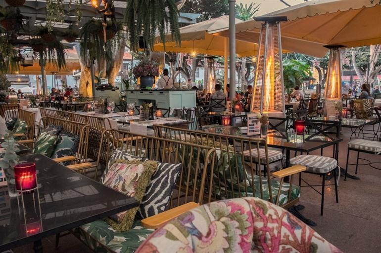 Gezellig restaurant op Plaza del Charco, Puerto de la Cruz