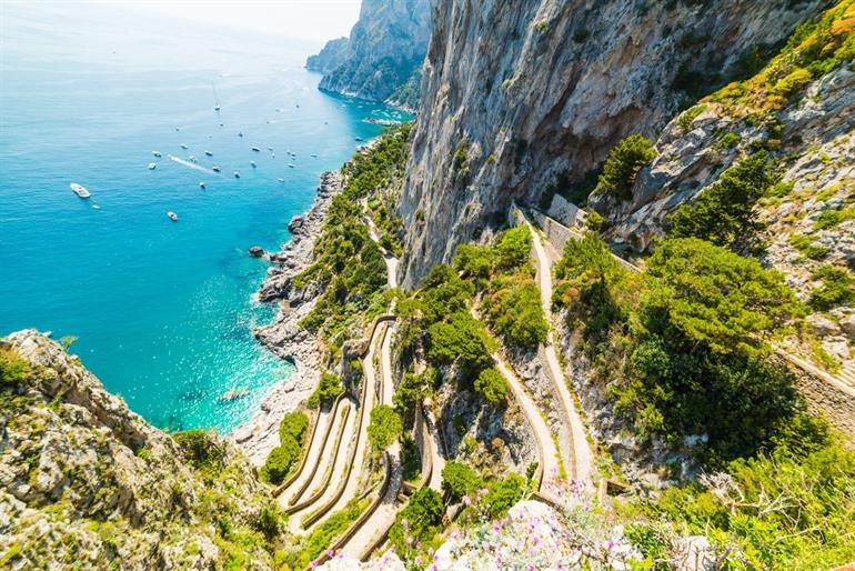 Giardini di Augusto en Via Krupp op Capri