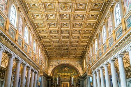 Gouden plafond van de Santa Maria Maggiore, Rome