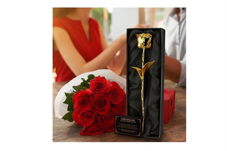 Gouden Roos Valentijnscadeau