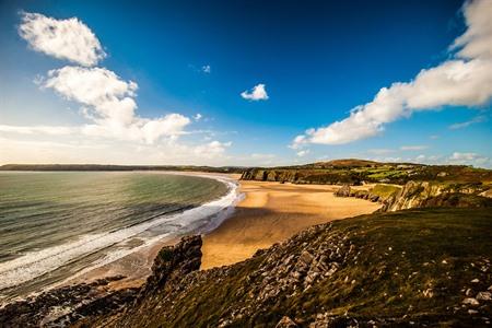 Gower Peninsula in Wales