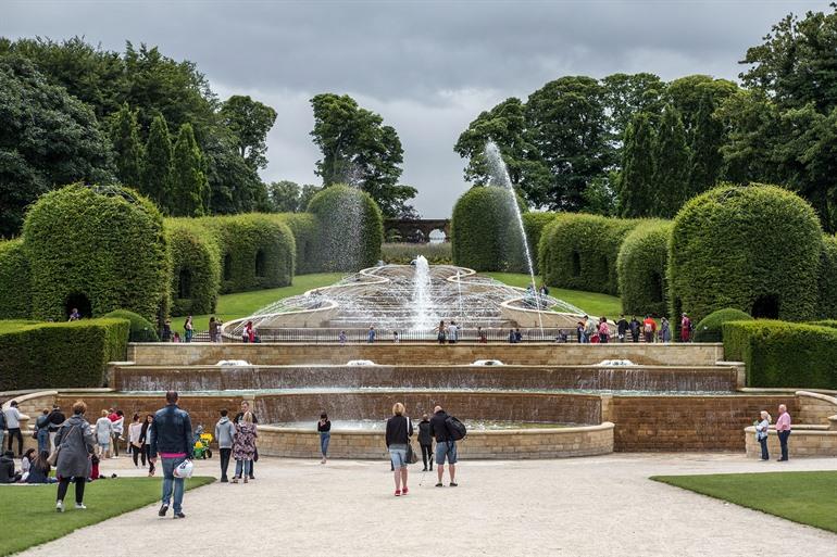 Grand Cascade in de Alnwick Garden