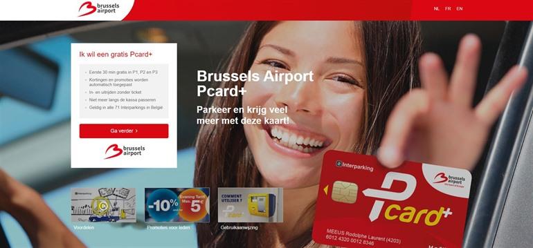 Gratis parkeren met een Pcard Brussels Airport
