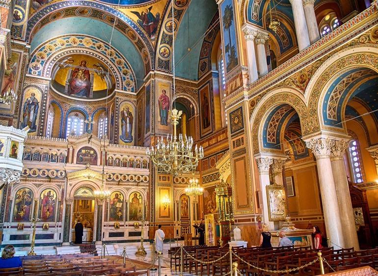 Grieks-orthodoxe kathedraal Athene