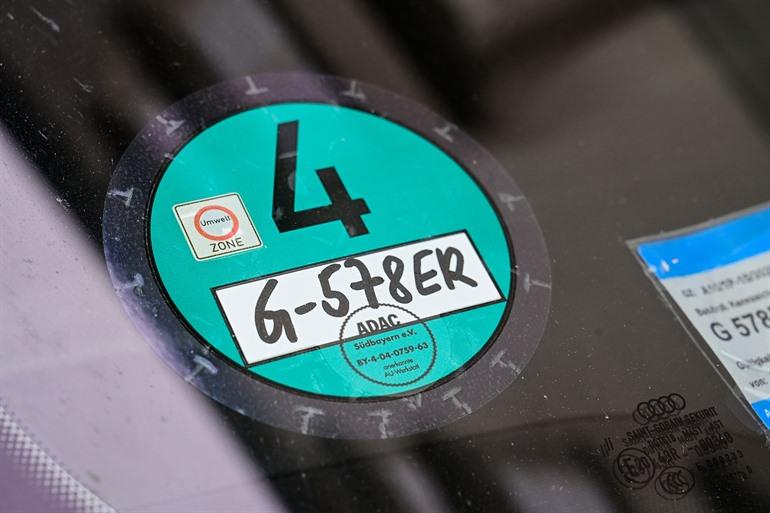 Groene milieursticker in Duitsland