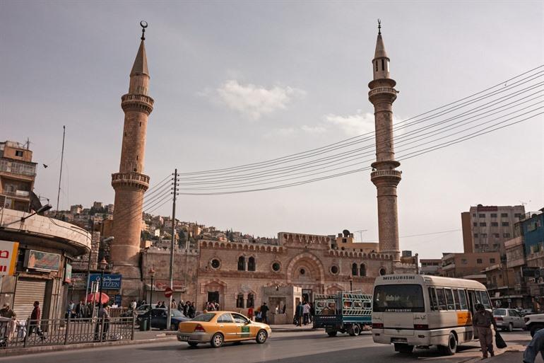 Grote Husseini-moskee in Amman, Jordanië