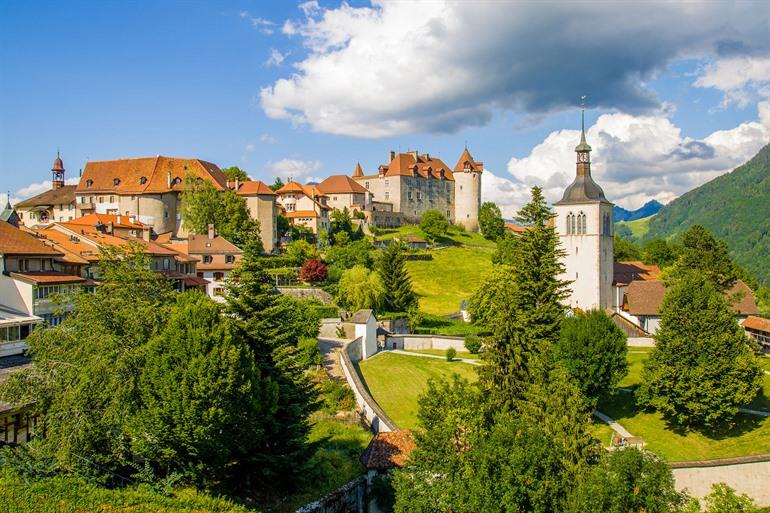 Gruyères bezoeken, Zwitserland