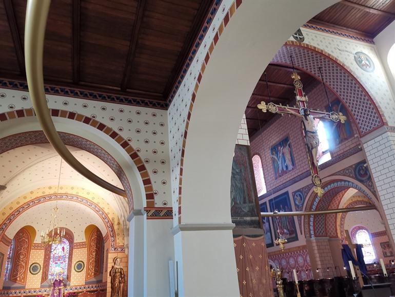 Halo in de Sint-Odulfus kerk in Borgloon