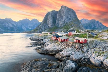 Hamnoy op de Lofoten