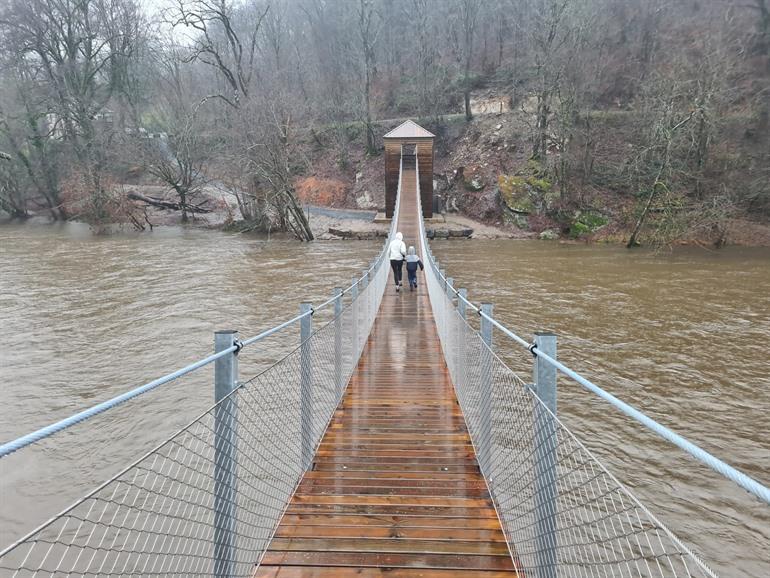 Hangbrug: La Passerelle du Moulin de l’Epine