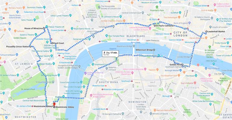 Harry Potter Wandeling Londen filmlocaties