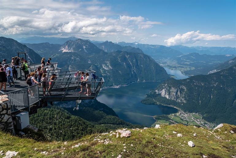 Het 5-vingers-uitkijkpunt Hallstatt