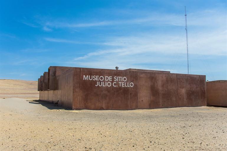 Het archeologisch museum in de woestijn