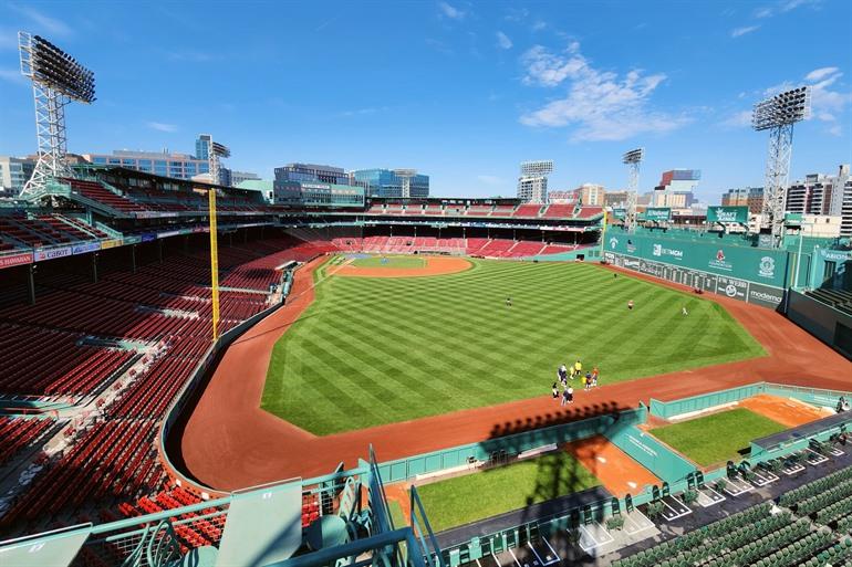 Het beroemde Fenway Park in Boston