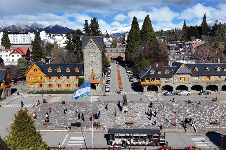 Het centrum van Bariloche