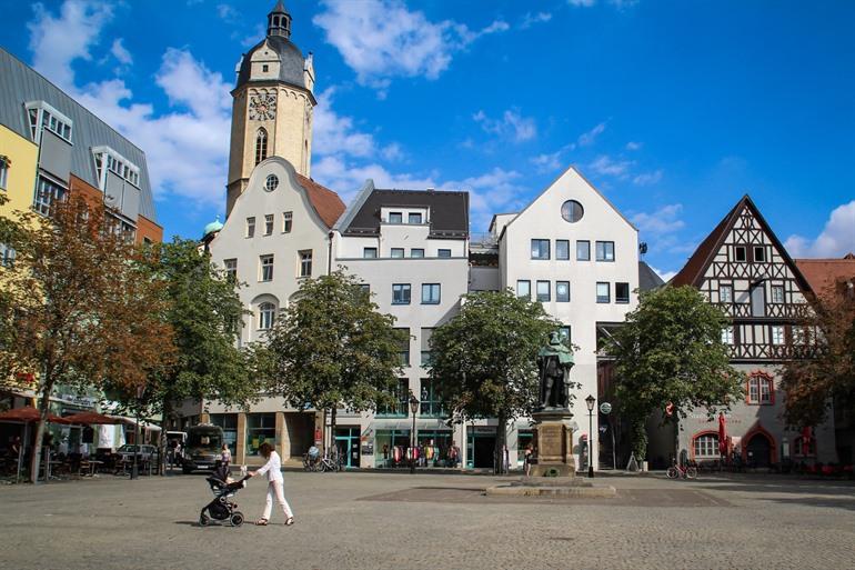 Het centrum van Jena