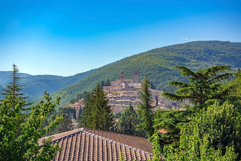 Het charmante Nocera Umbra, Umbrië