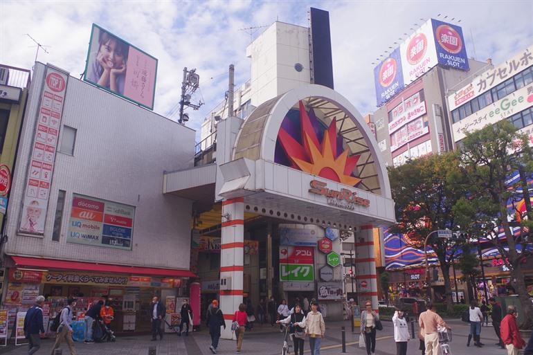 Het district Kamata in Ota