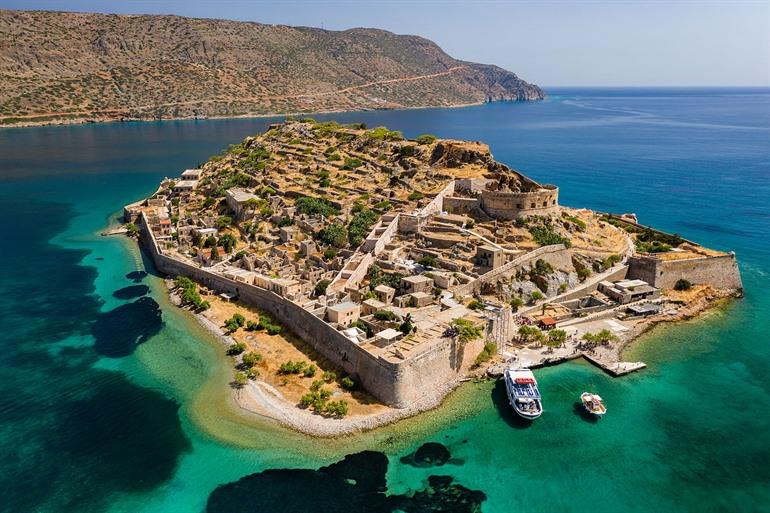 Het eilandje Spinalonga, Kreta