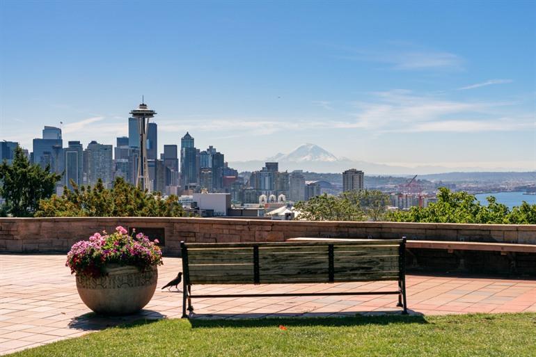 Het indrukwekkende uitzicht vanaf Kerry Park