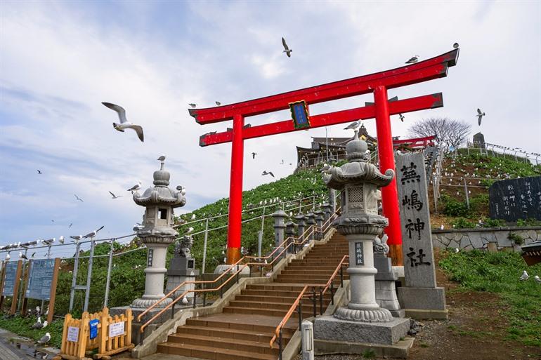 het Kabushima-heiligdom Hachinohe