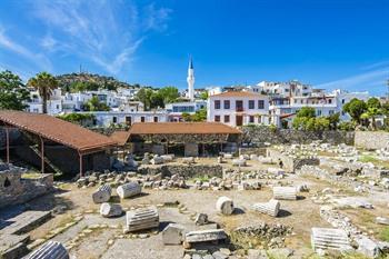 Het Mausoleum van Halicarnassus in Bodrum, Turkse Riviera