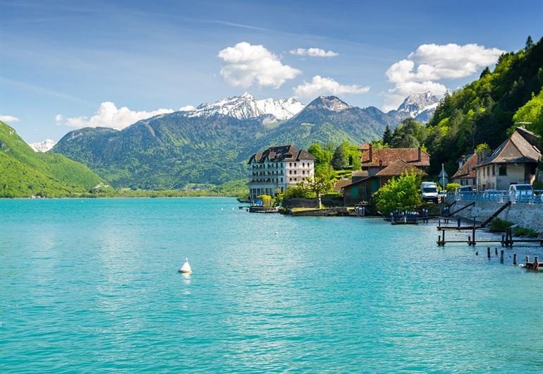 Het meer van Annecy, Franse Alpen