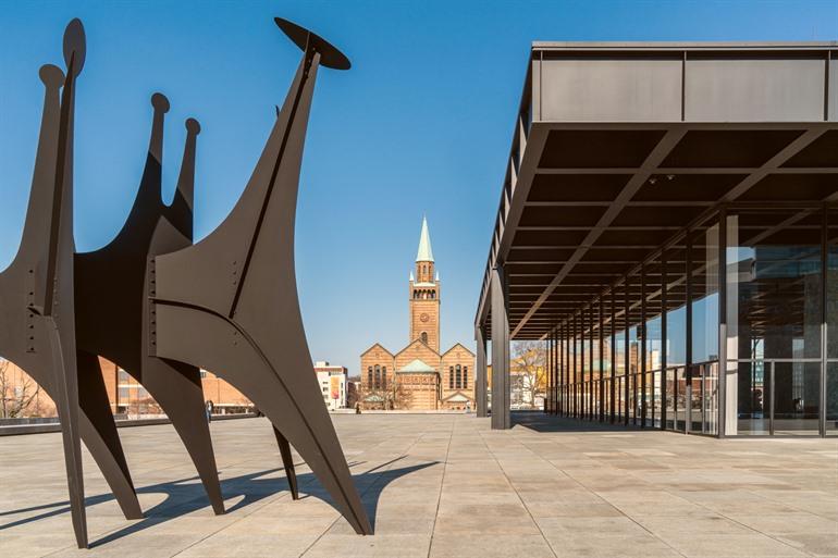 Het Neue Nationalgalerie in het Kulturforum