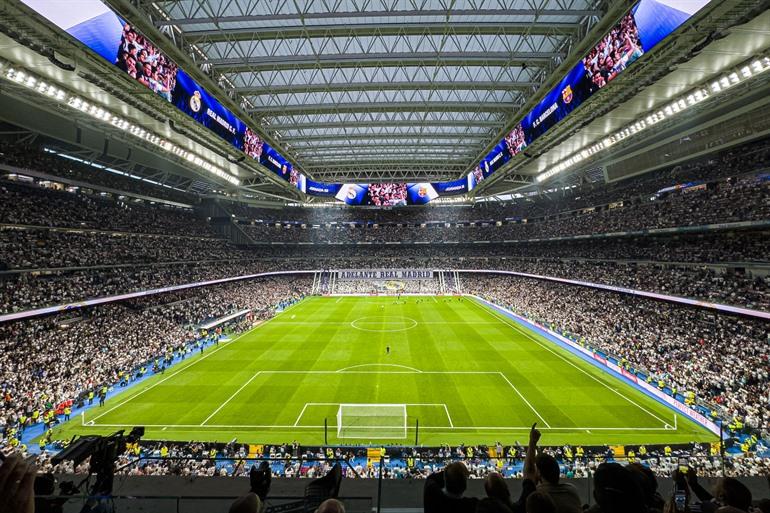 Het nieuwe Bernabéu-stadion in Madrid