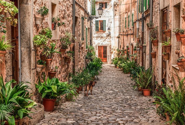 Het oude centrum van Valldemossa