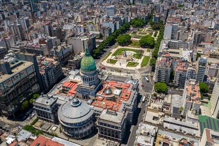 Het Paleis van het Argentijnse Nationaal Congres in Buenos Aires