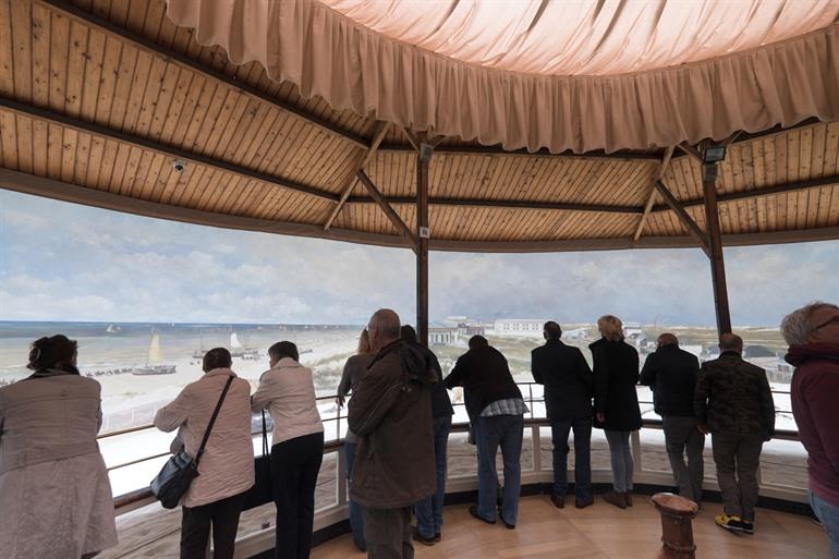 Hét panoramabeeld in Museum Panorama Mesdag