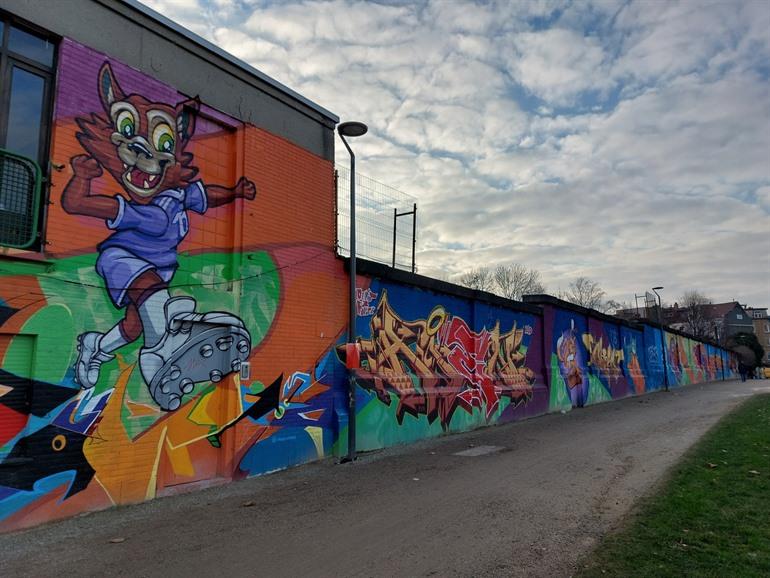 Het park aan de Ninoofsepoort, Brussel