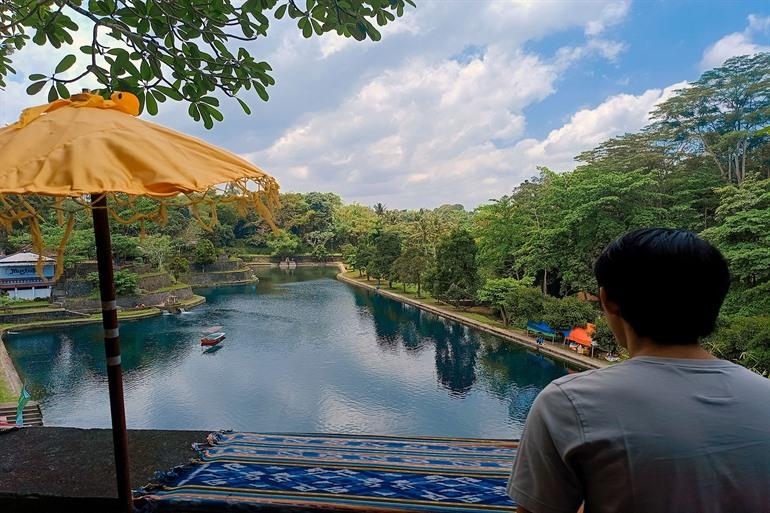 Het park van Taman Narmada, Lombok